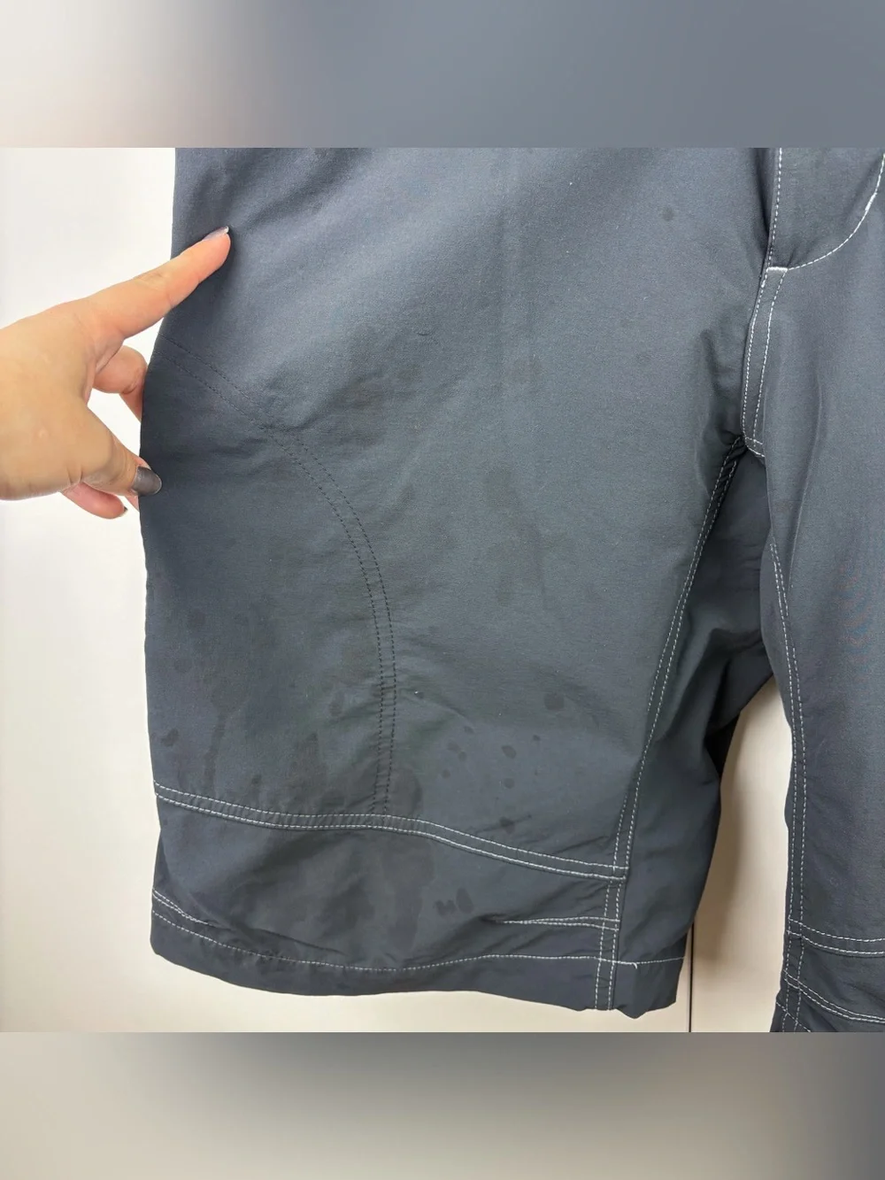 Kuhl Renegade Hiking Shorts Dark Gray Lightweight Breathable Outdoor Nylon 34
